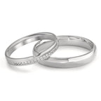 Partnerring 750/18 K vitguld