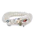 Armband Achat weiss