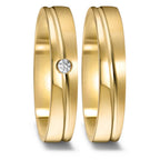 Anello del partner Oro giallo 750/18 carati