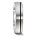Wedding Ring 14k White Gold, Carbon