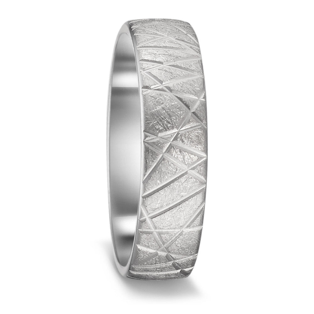Anillo de pareja 750/oro blanco de 18 quilates Sin piedra