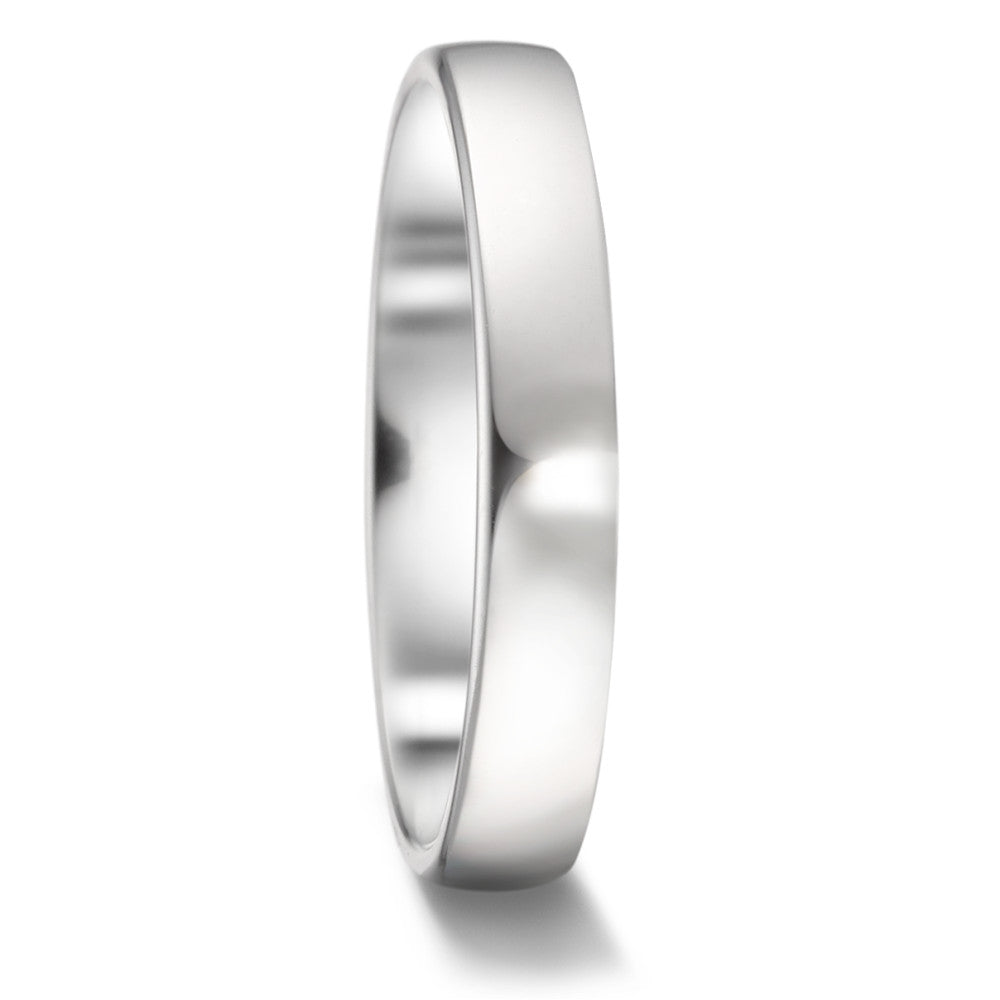 Anillo de pareja 750/oro blanco de 18 quilates