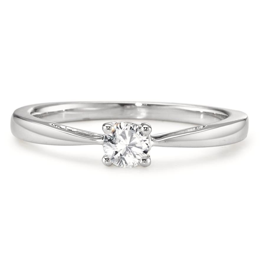 Solitärring 750/18 K vitguld diamant 0.25 ct, w-si