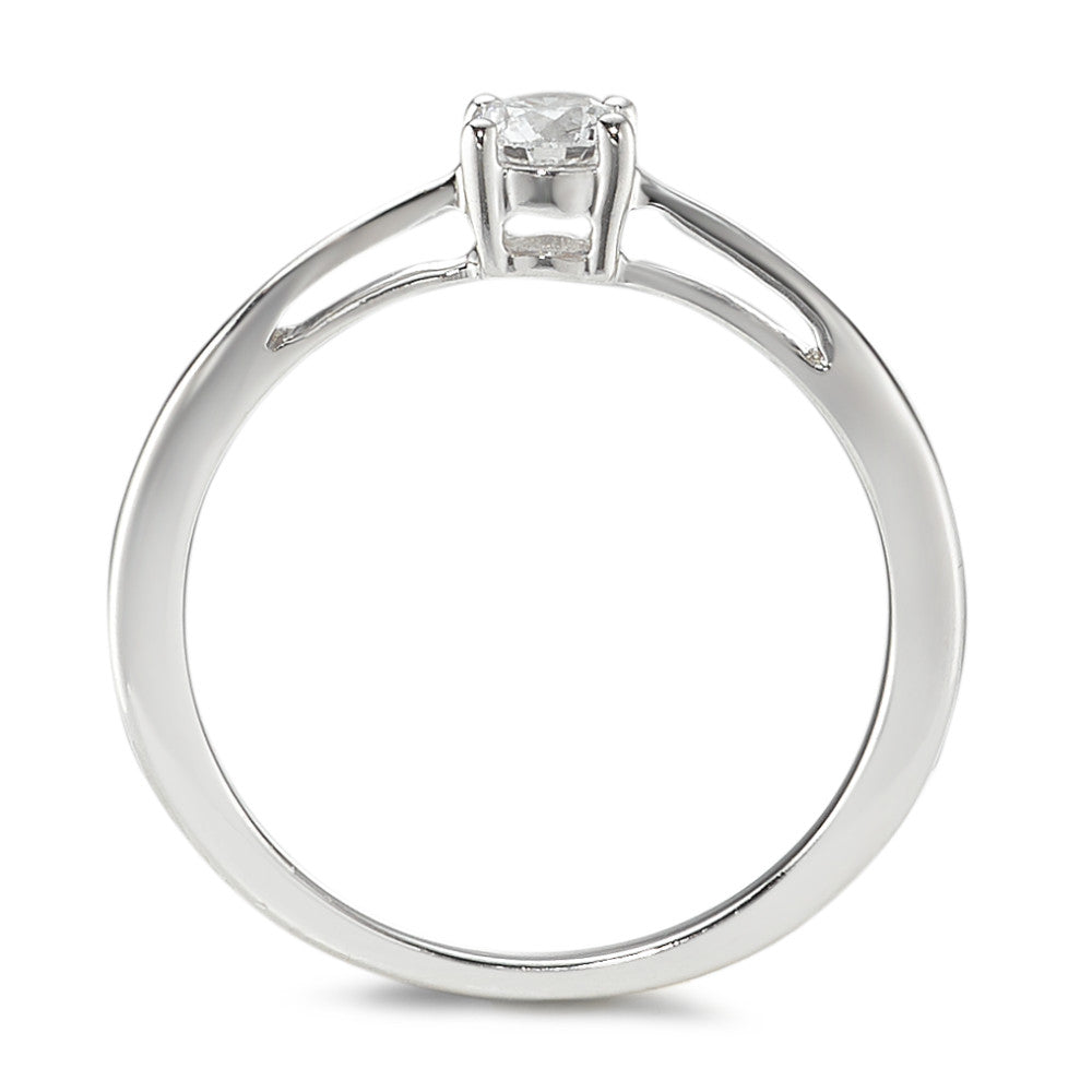 Solitärring 750/18 K vitguld diamant 0.25 ct, w-si
