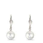 Ohrhänger antiallergisch shining Pearls Rund, 2 Perlen, 9 mm