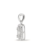 Pendant 18k White Gold Diamond White, 0.28 ct, w-si