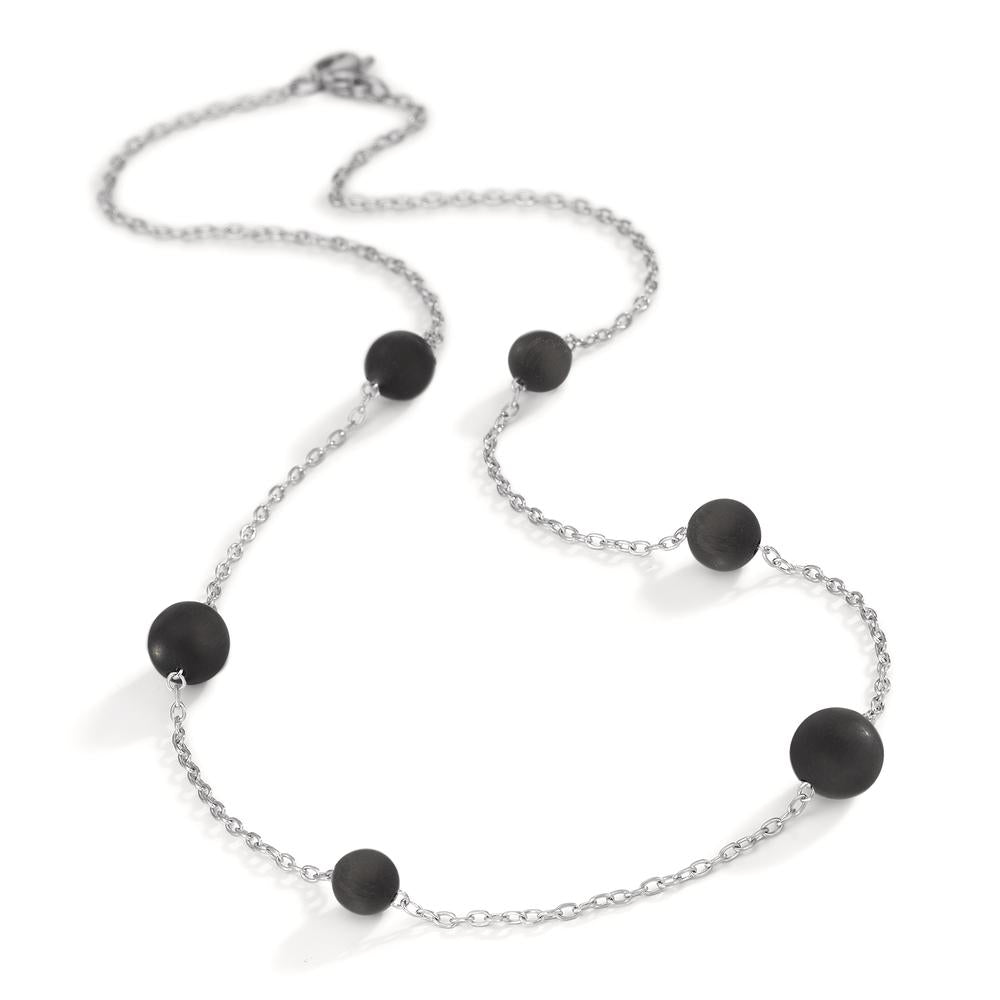 Halskette Candy aus Edelstahl mit Carbon Pearls