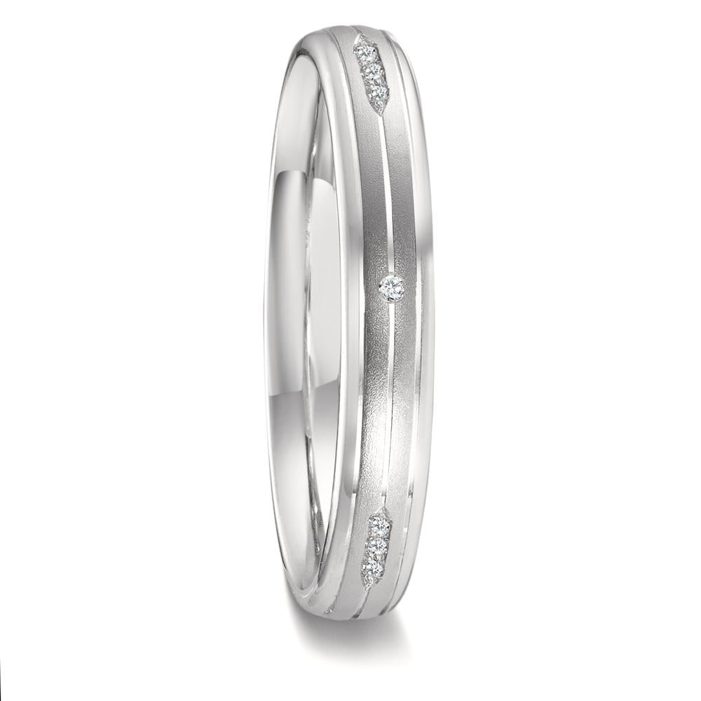 Partnerring 750/18 K vitguld diamant 0.051 ct, 12 stenar, w-vsi