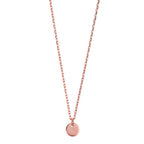 Collana Argento rosa dorato 40-45 cm