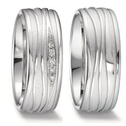 Partnerring 375/9 K Weissgold