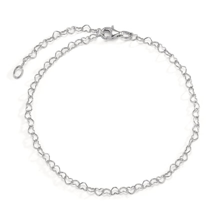 Armband Silber rhodiniert Herz