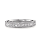 Minnesring 750/18 K vitguld diamant 0.25 ct, 15 stenar, [Brillant], w-si