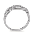 Anillo de dedo 750/oro blanco de 18 quilates Diamante 0.20 ct, [Brillant], w-si