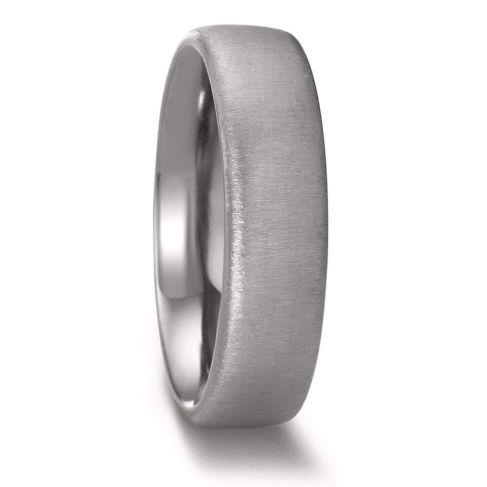 Love Ring aus Tantal in quer mattiertem Finish, 6.0mm