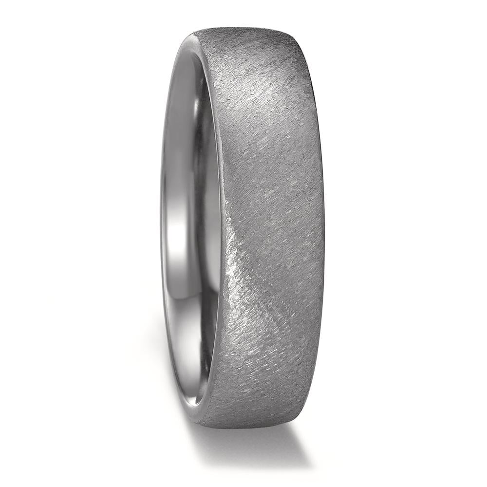 Love Ring aus Tantal in diagonal mattiertem Finish, 6.0mm