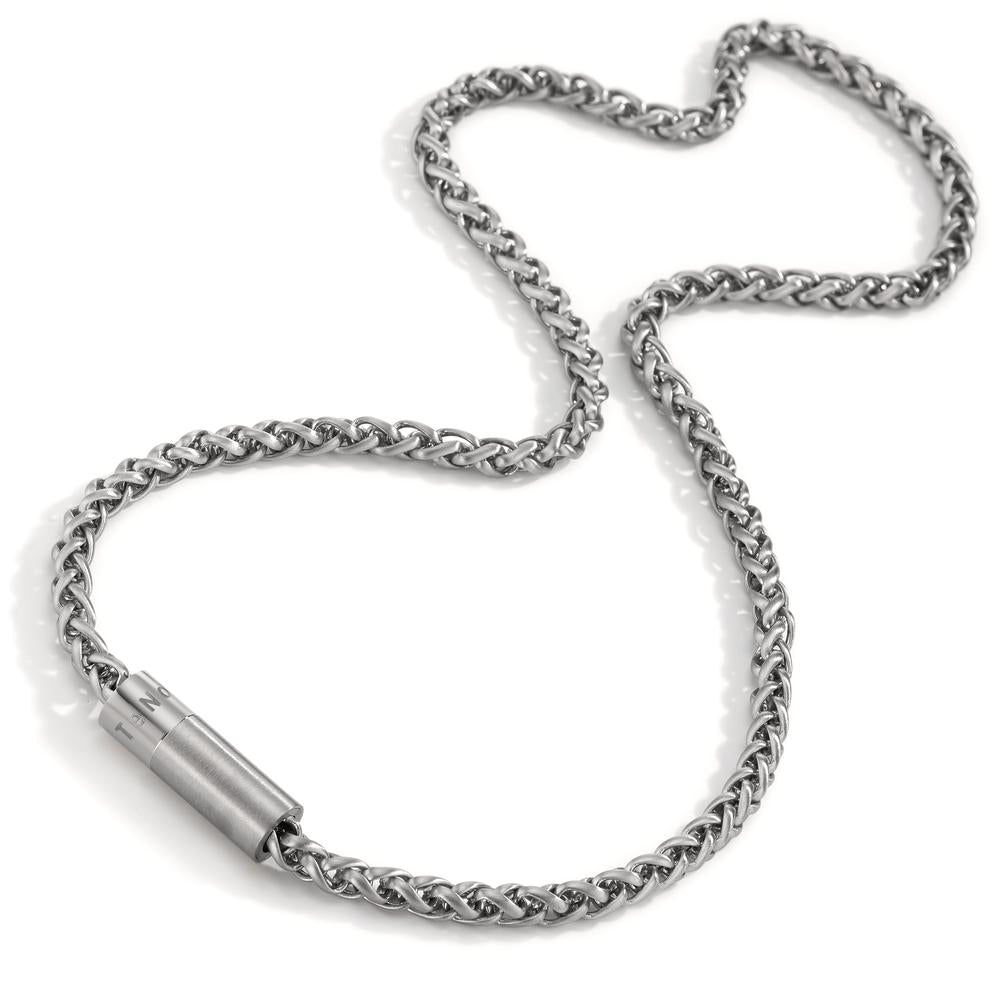 Halskette Heritage aus Edelstahl mit Magnetverschluss in Glanz und Matt