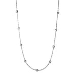 Collier 750/18 K vitguld 42-45 cm