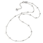 Collier 750/18 K vitguld 42-45 cm
