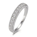 Anillo de memoria 750/oro blanco de 18 quilates Diamante 0.35 ct, 10 piedras, w-si