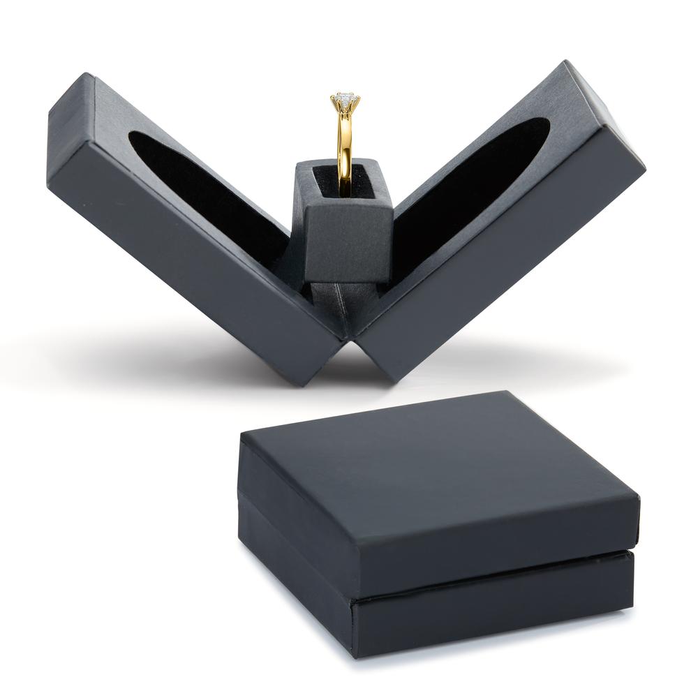 Anello solitario Oro giallo 750/18 carati Diamante bianco, 0.20 ct, [Brillant], w-si