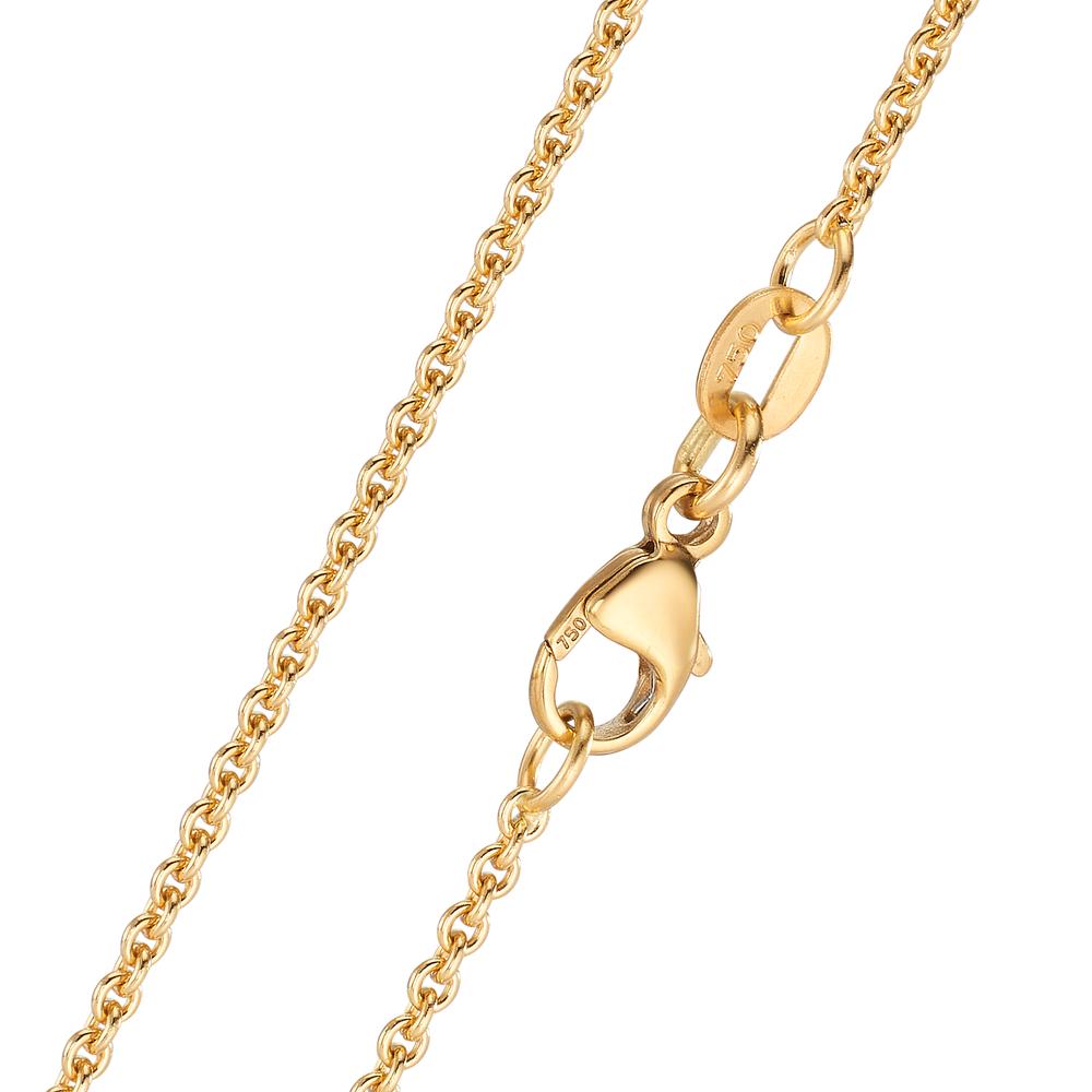 Collar 750/oro amarillo de 18 quilates 45 cm