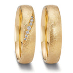 Partnerring 750/18 K gult guld