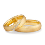 Partnerring 750/18 K gult guld