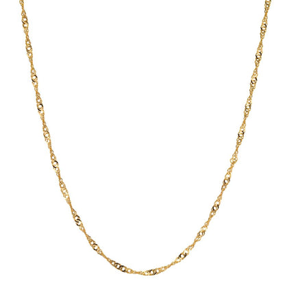 Collar 750/oro amarillo de 18 quilates