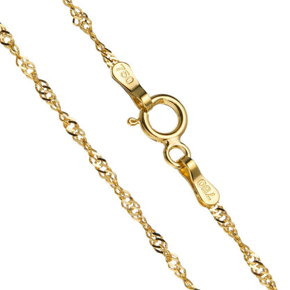 Collar 750/oro amarillo de 18 quilates