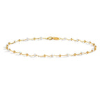 Armband 750/18 K Gelbgold emailliert