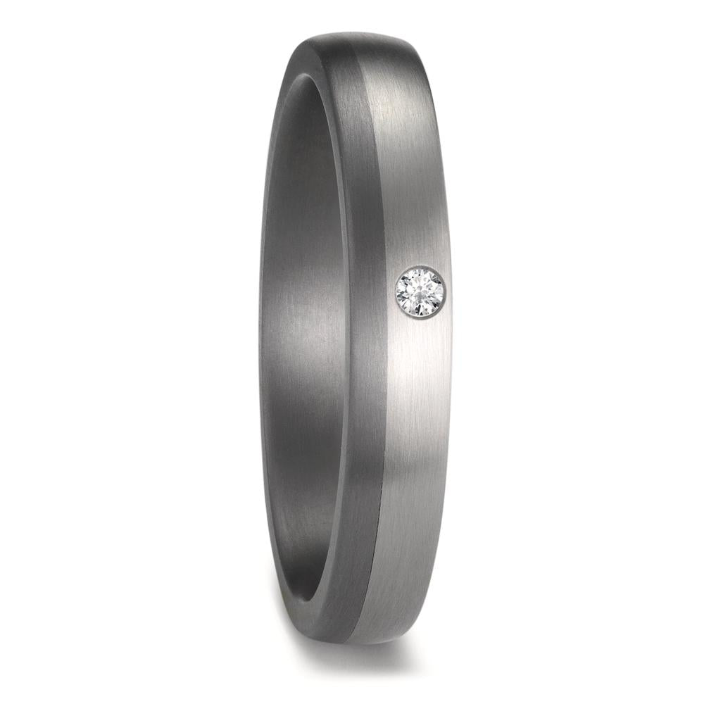 Alliance Tantale 999, Platine 950 Diamant 0.02 ct, w-si