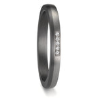 Anello del partner 999 Tantalio, Platino 950 Diamante 0.035 ct, 5 pietra, w-si