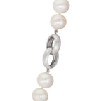 Collier Silber Süsswasserzuchtperlen weiss, 12 mm 50 cm