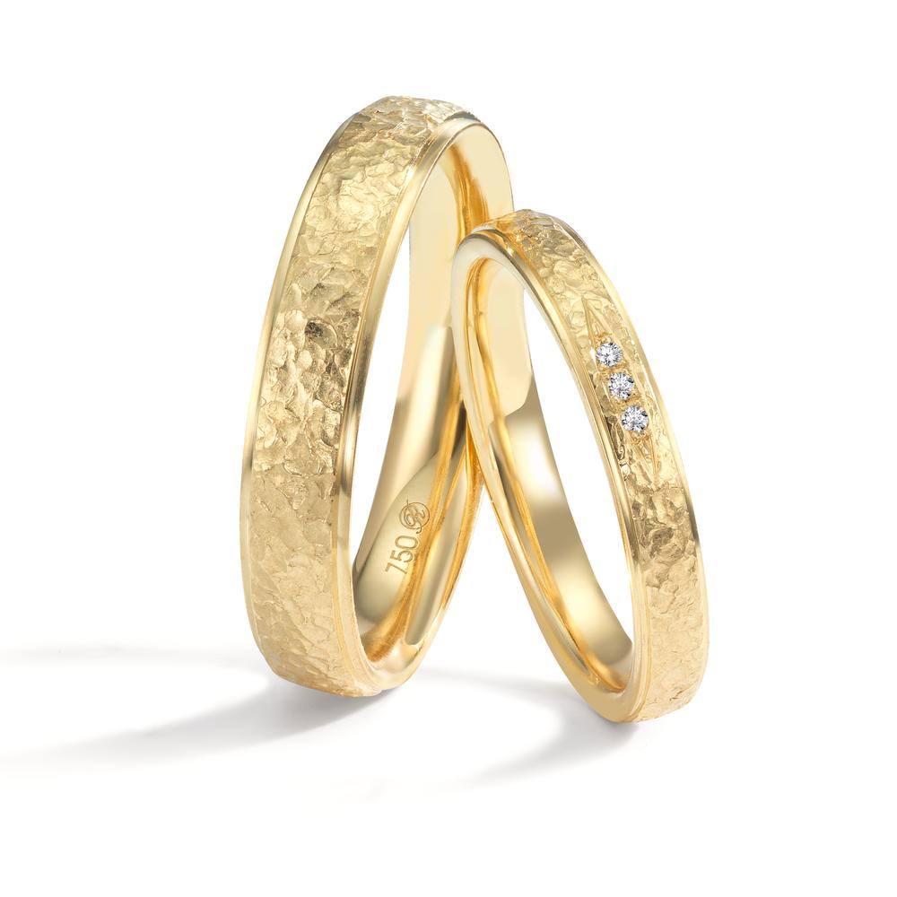 Partnerring 750/18 K Gelbgold