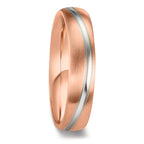Wedding Ring 18k White Gold, 18k Red Gold