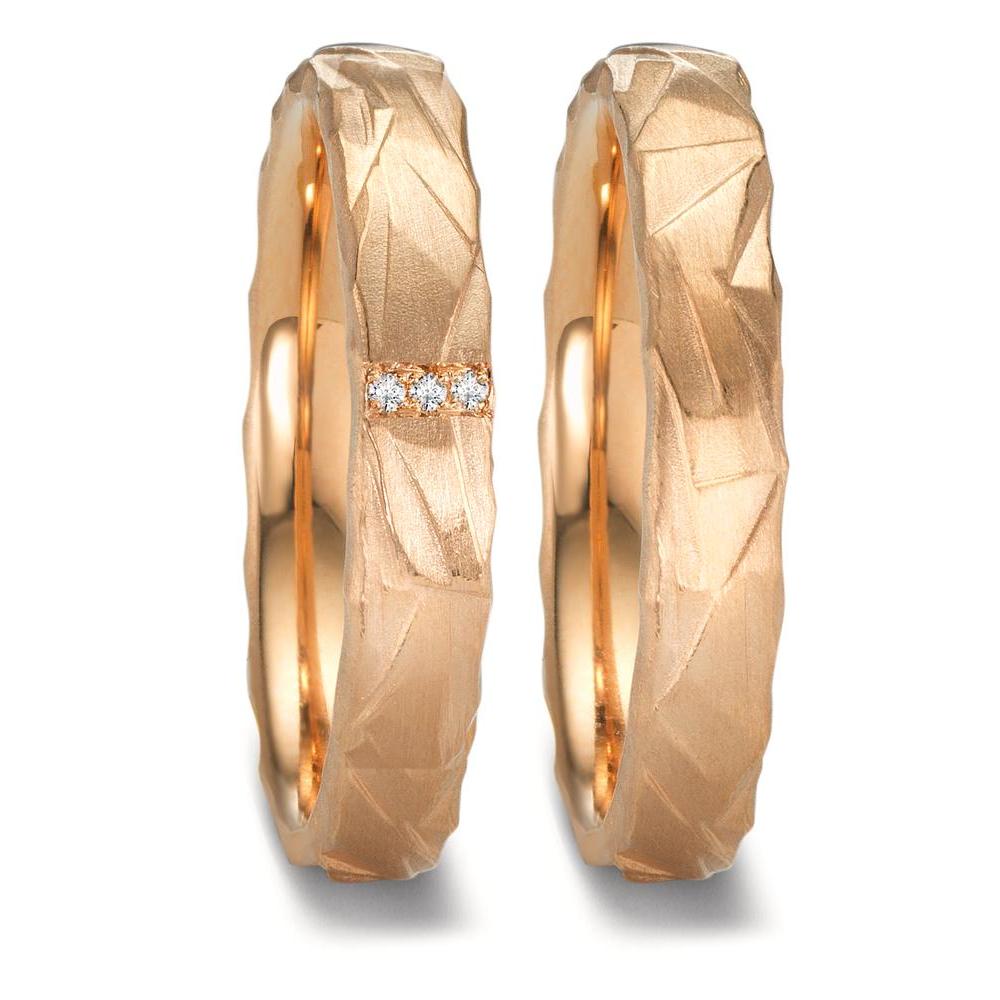Anello del partner Oro rosa 750/18 carati