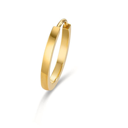 Hinged hoop 1 pc Titanium Yellow IP coated