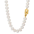 Collier Argent perle d'eau douce 10-10.5 mm 52 cm