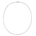 Collier Silver rodiumpläterad 45 cm