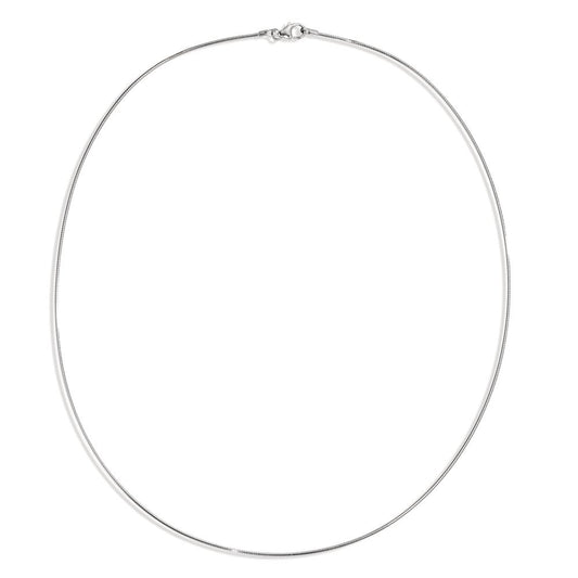 Collier Silber rhodiniert 45 cm