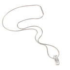 Conjunto 750/oro blanco de 18 quilates
