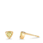 Ohrstecker 585/14 K Gelbgold Peridot 0.24 ct, 2 Steine Ø4.5 mm