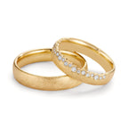 Partnerring 750/18 K Gelbgold