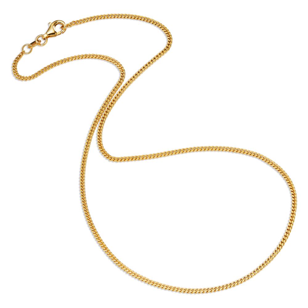 Panzer-Halskette 375/9 K Gelbgold 50 cm