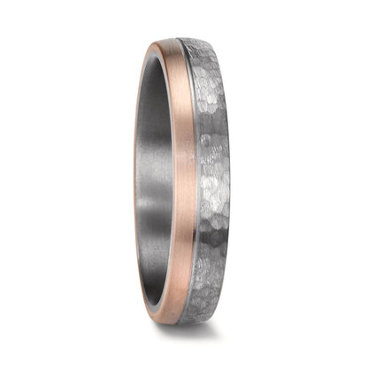 Anillo de pareja 999 tantalio, oro rosa de 585/14 kt