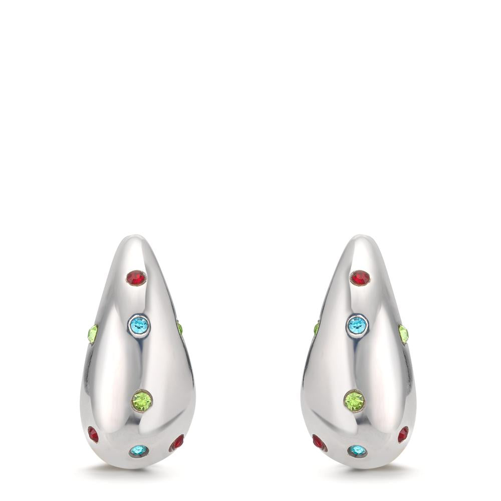 Orecchini Argento Zirconia colorato, 24 pietra