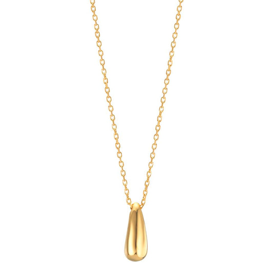 Collar Plata Amarillo Dorado 40-44 cm