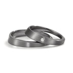 Wedding Ring Tantal 999 Diamond 0.03 ct, w-si