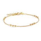 Bracelet Silver Yellow Gold plated