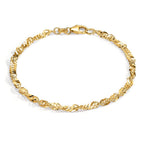 Armband Silber gelb vergoldet
